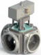 4" Four-way Valve with Pneumatic Actuator (Gas)