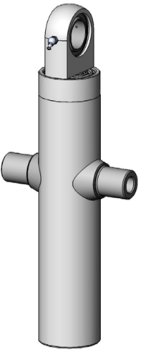 Tipping Hydraulic Cylinder One Way 970 Stroke